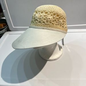 Sun n sand women’s hat packable Traditional crochet,  Beach Sun Hat -San